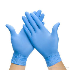 Astrada Nitrile Gloves Blue, Black - 1 box 100