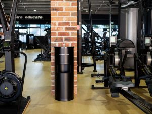 Wow Wipes Matte Black Powder Coated Standing Dispenser