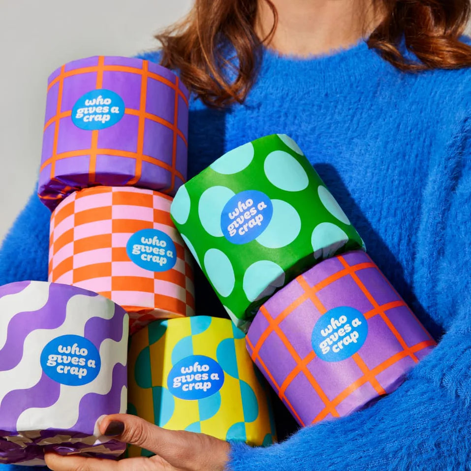 Who Gives a Crap 100% Recycled Toilet Paper 3Ply Rolls