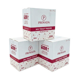 PROVADA Toilet Rolls 3PLY 280 Sheets box 48 Rolls