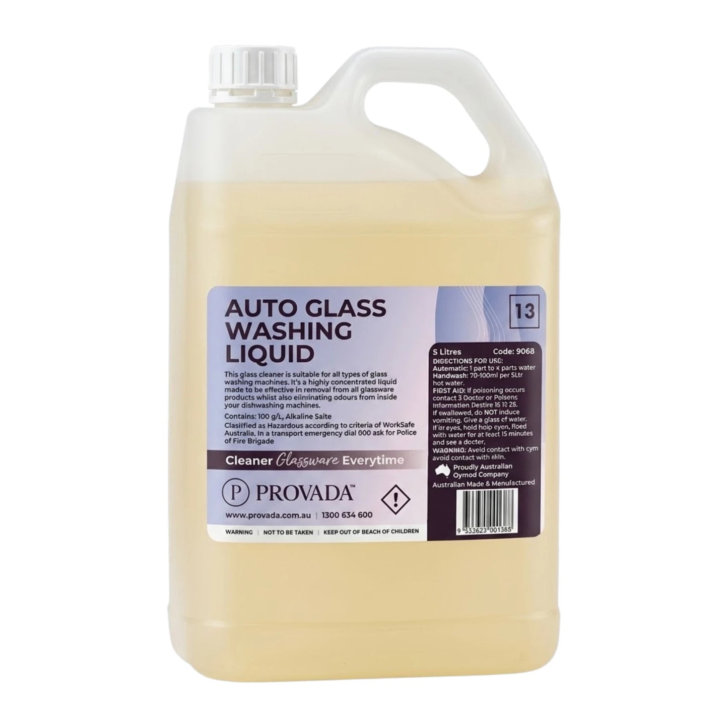 Provada Auto Glass Washing Liquid 5L