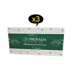 PROVADA Premium Facial Tissue 2PLY 200 Sheets x 30 Pack