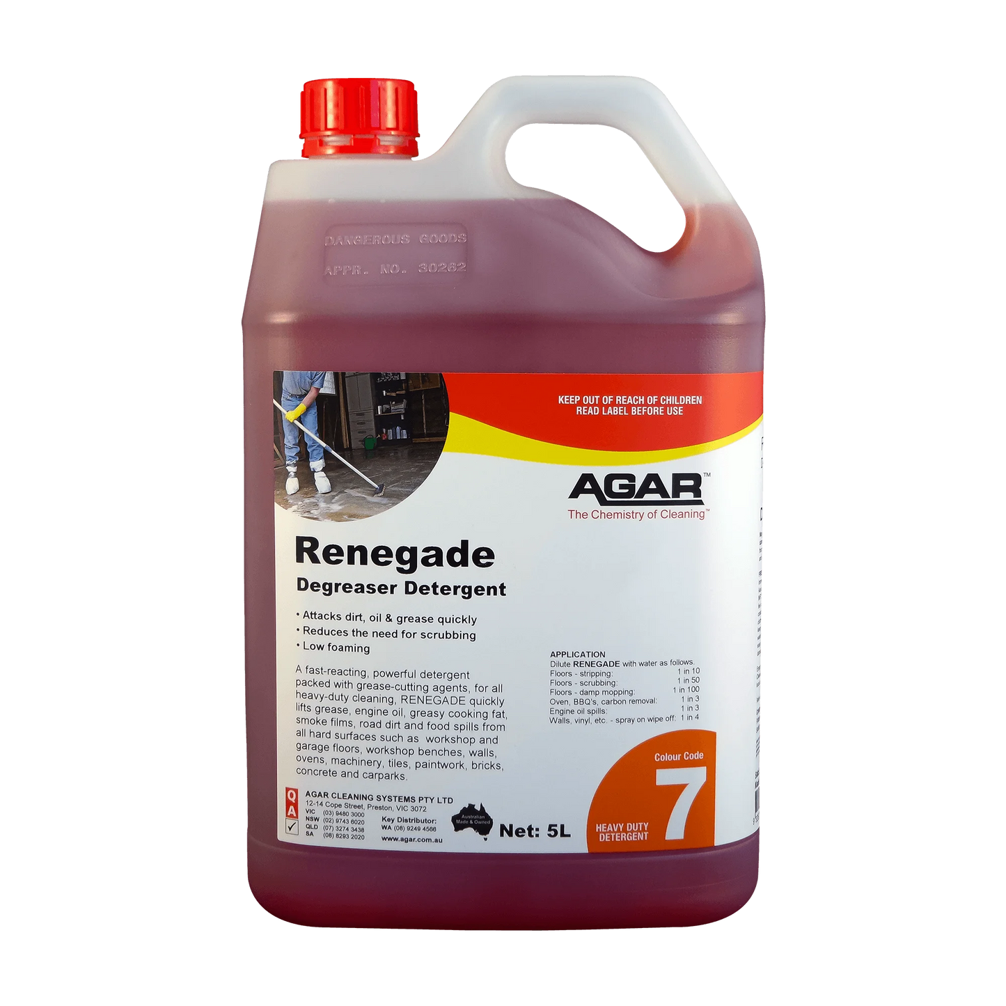 Agar Renegade Degreaser Detergent