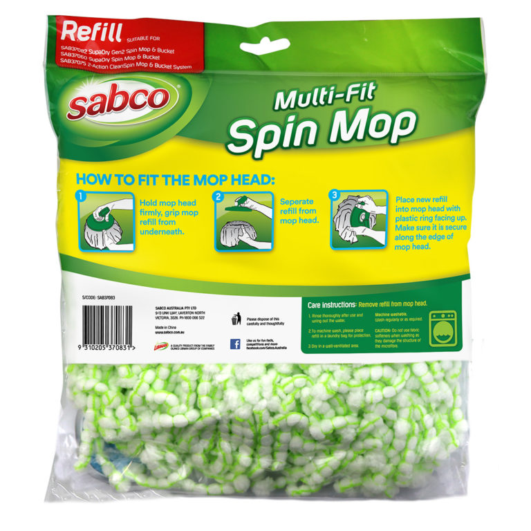 Sabco Multi Fit Spin Mop Refill
