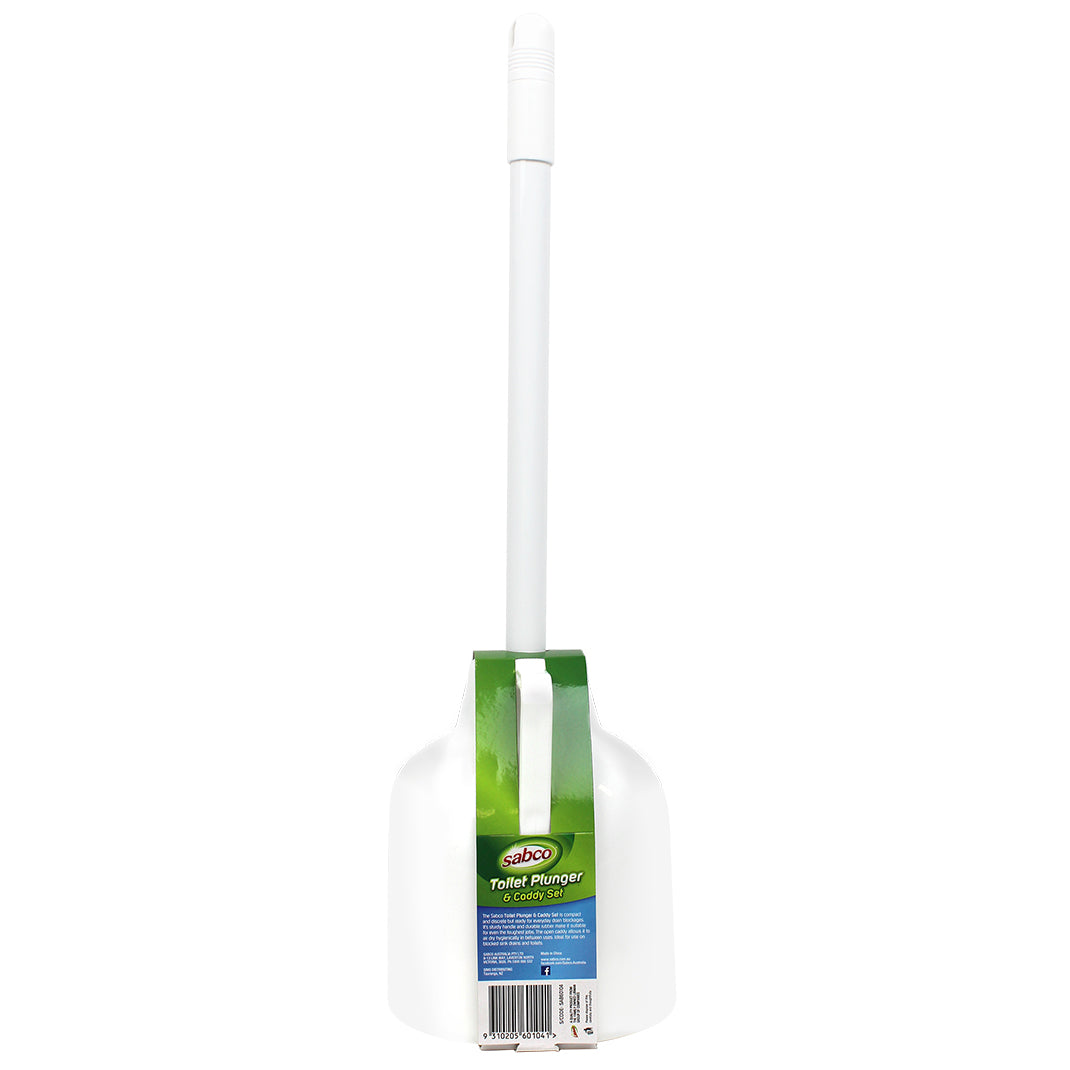Sabco Toilet Plunger & Caddy Set
