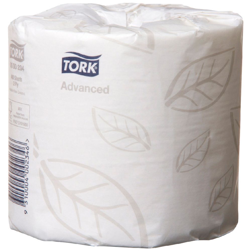 Tork T4 System Advanced Toilet Paper Rolls 400 Sheet 48 Pack