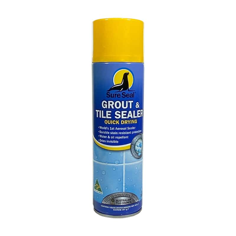 Sure Seal Grout, Tile & Stone Sealer Quick Drying Aerosol 300g