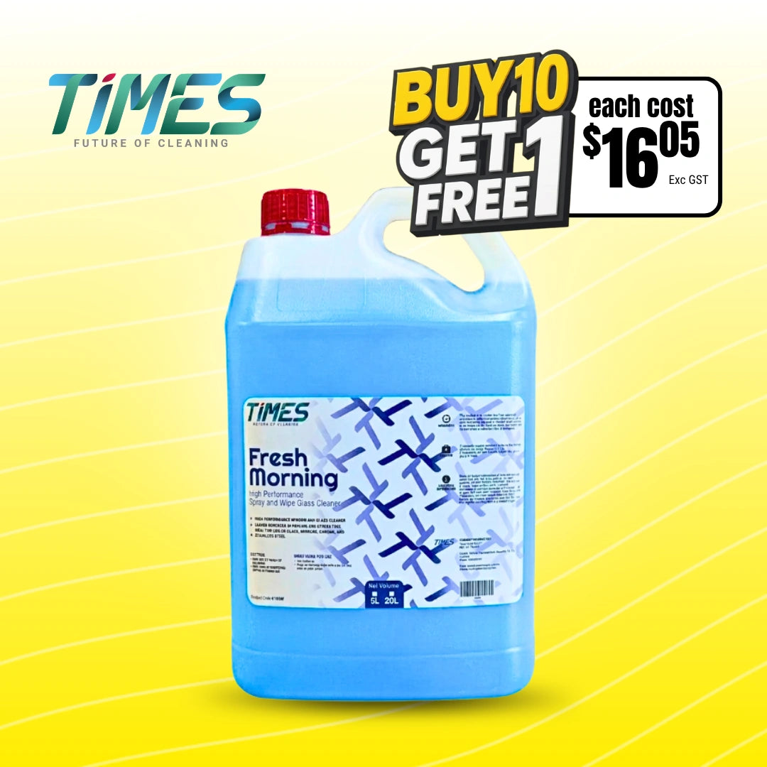 TIMES Fresh Morning Time Spray & Wipe Glass Cleaner