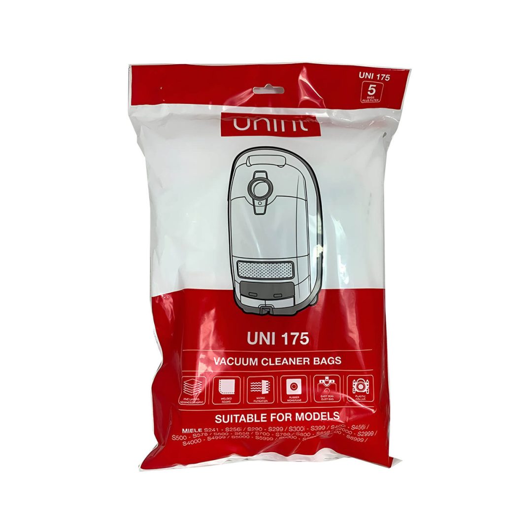 Unifit Uni 175 Vacuum Cleaner 5 Bags Plus Filter