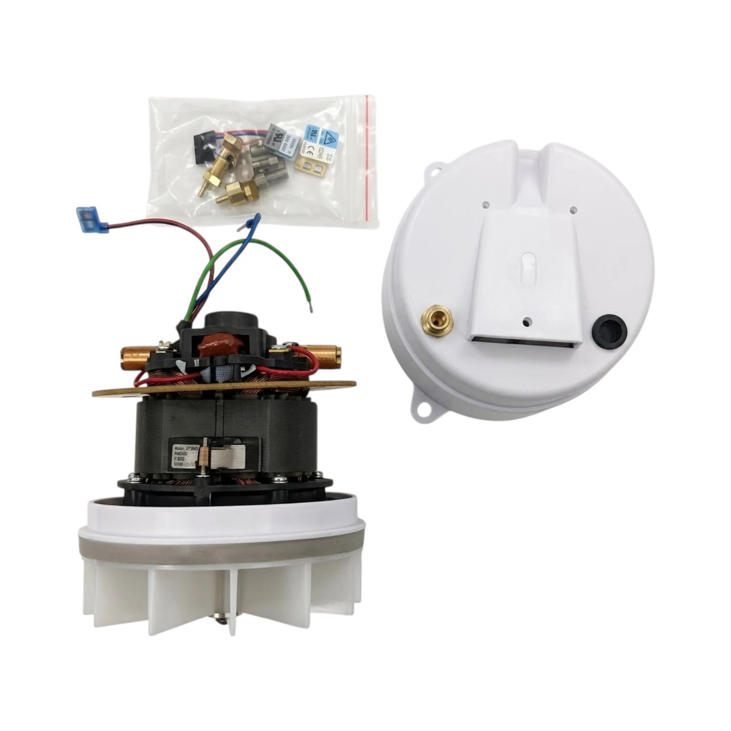 POLIVAC PV25TS/SV25 POLISHER/SANDER SUCTION MOTOR AND FAN ASSY