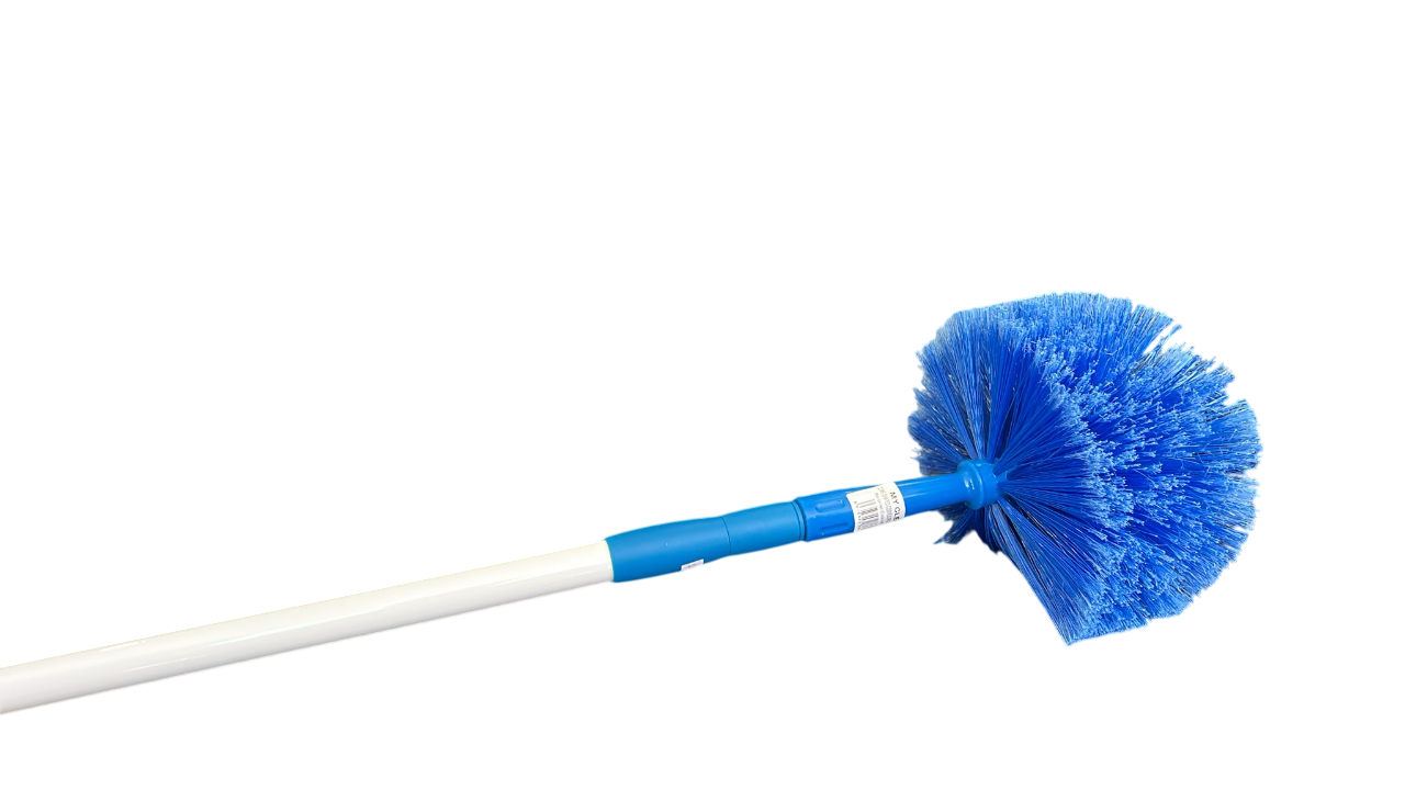 Domed Shaped Cobweb Broom with handle