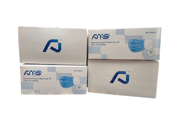 ATS Disposable Surgical Mask Type 2R 3-Ply / With Ear Loop