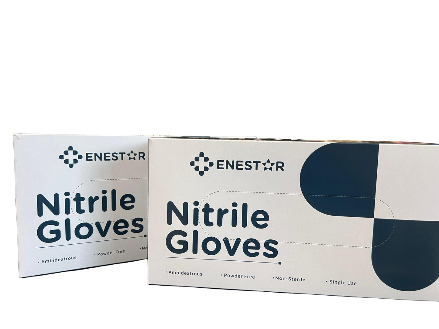 Iron Shield Enestar Heavy Duty Strong Black Nitrile Gloves 8.5g Diamond Grip