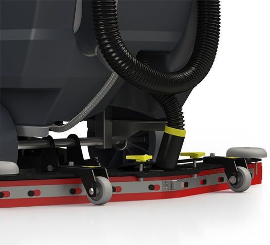 Tennant T581 Micro Ride-On Floor Scrubber + Free Pullman Commander PV900 Vacuum