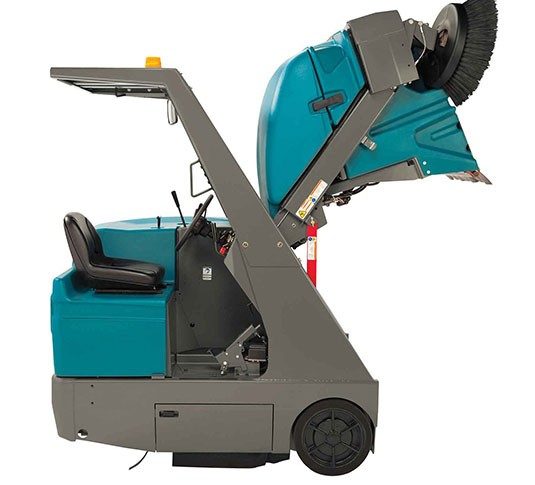 Tennant S20 Compact Ride-On Sweeper + Free Black Jet Honda Powered GX390 Petrol High Pressure Washer