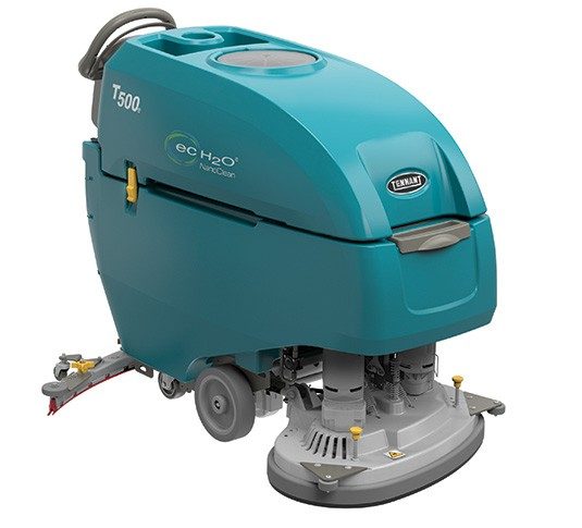 Tennant T500e Walk-Behind Floor Scrubber + Free Pullman Commander PV900 Vacuum