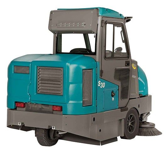 Tennant S30 Ride-On Sweeper + Free Black Jet Honda Powered GX390 Petrol High Pressure Washer