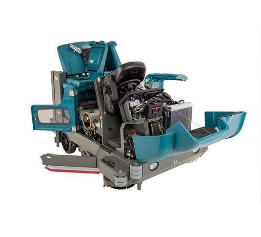 Tennant M20 Ride-On Sweeper-Scrubber + Free Black Jet Honda Powered GX390 Petrol High Pressure Washer