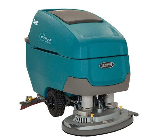 Tennant T600e Walk-Behind Floor Scrubber + Free Honda GX160 High Pressure washer