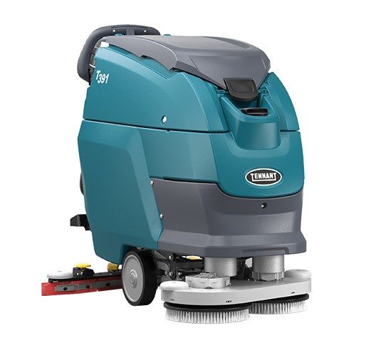 Tennant T391 Walk-Behind Floor Scrubber + Free Pullman Commander Vacuum
