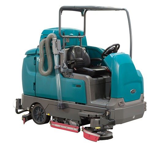 Tennant T17 Battery-Powered Ride-On Floor Scrubber + Free Black Jet Honda Powered GX390 Petrol High Pressure Washe