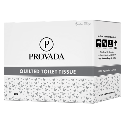 4007 – SIGNATURE RANGE 400 SHEETS TOILET TISSUE QUILTED`