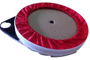 POLIVAC PV25 POLISHER FLOATING BRUSH SKIRT RED