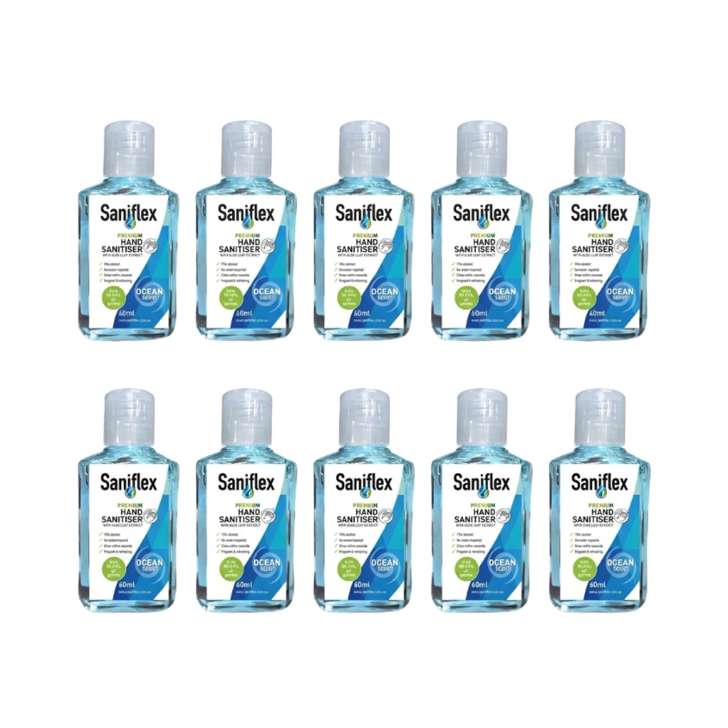 Saniflex Premium Hand Sanitiser Ocean Scent 60ML