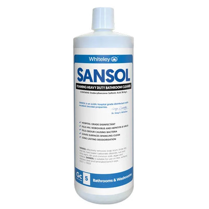 Whiteley SANSOL Foaming Heavy Duty Bathroom Cleaner