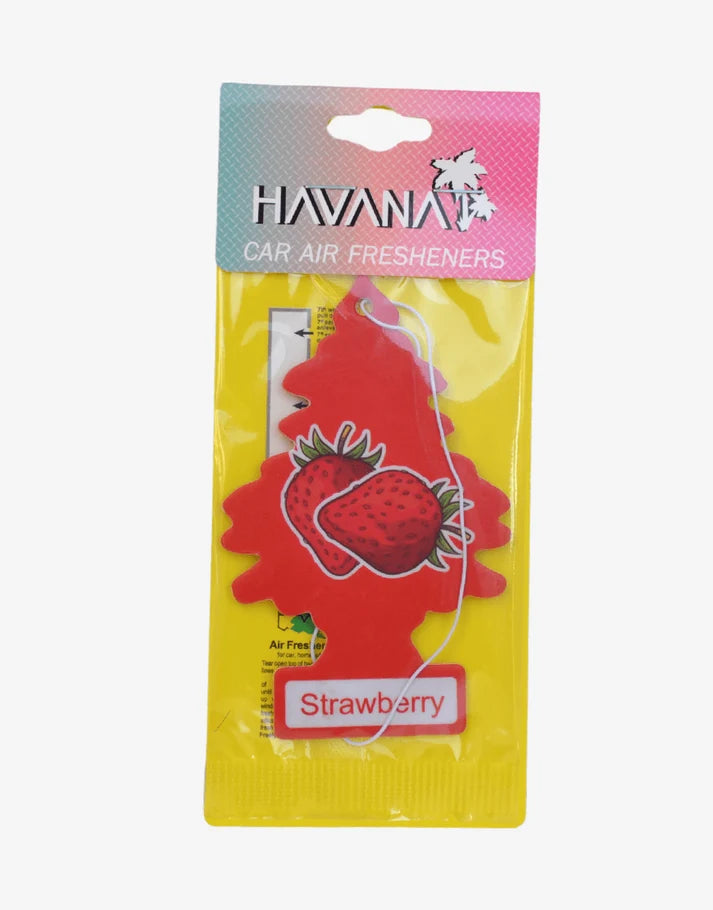 Havana Strawberry Hanging Tree Air Freshener