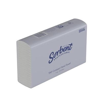 Sorbent Compact TAD Hand Towel 1ply 120 sheets