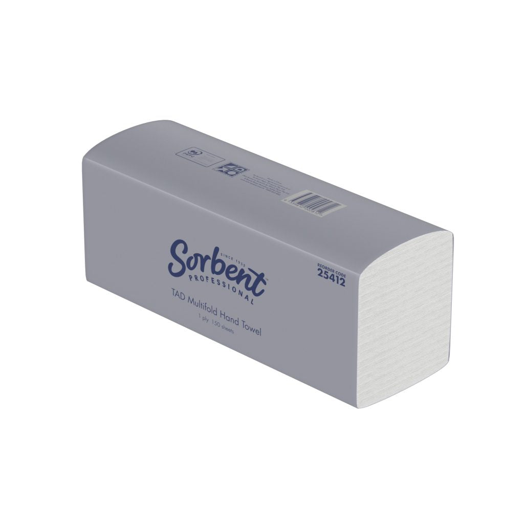 Sorbent Multifold TAD Towel 1ply 150 sheets