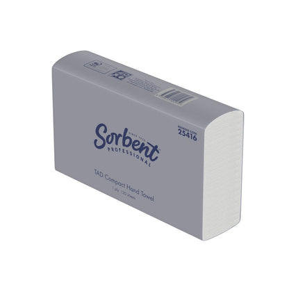 Sorbent Compact TAD Hand Towel 1ply 120 sheets