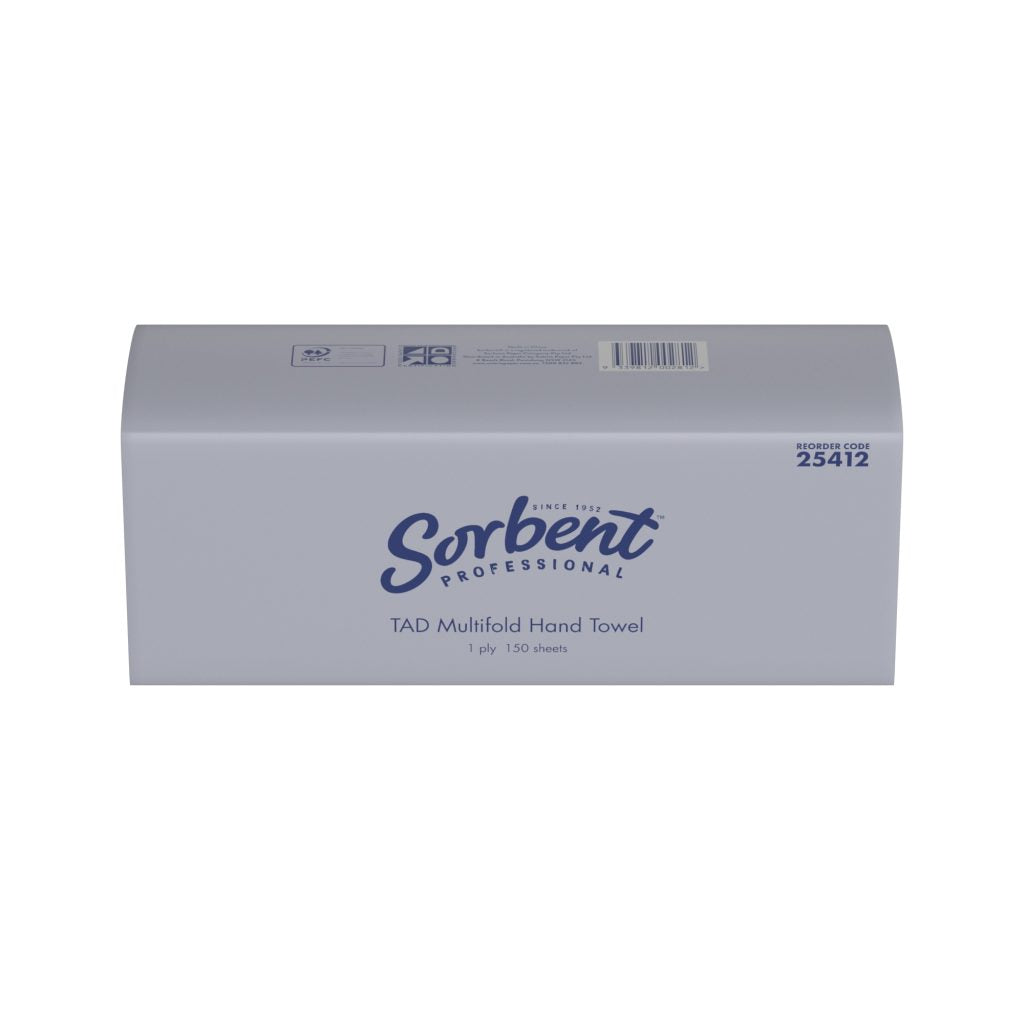 Sorbent Multifold TAD Towel 1ply 150 sheets