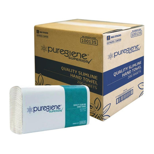 Abco Puregiene Slimline Interleaved Hand Towel Superior Carton 4000