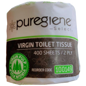Abco Puregiene Toilet Tissue Select 2 Ply 400 Sheet Carton 48