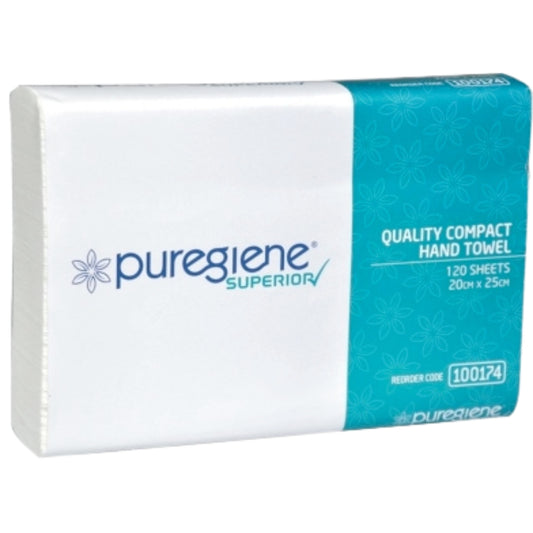 Abco Puregiene Compact Interleaved Hand Towel Superior Carton 2400