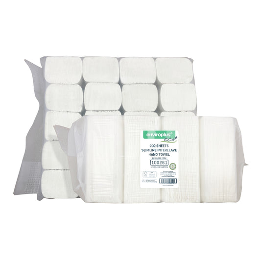 Abco Enviroplus Slimline Interleaved Hand Towel Eco Carton 4000