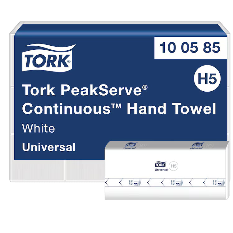 Tork PeakServe® Continuous™ Paper Hand Towels White H5 12 Packs