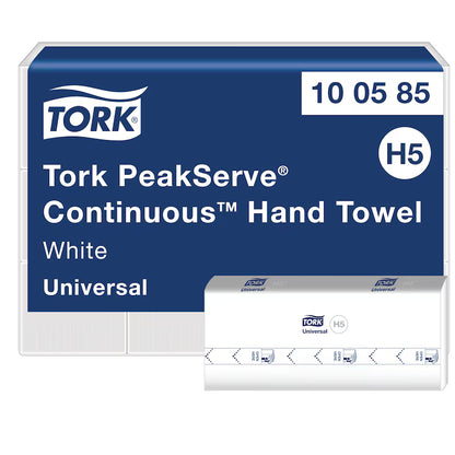 Tork PeakServe® Continuous™ Paper Hand Towels White H5 12 Packs