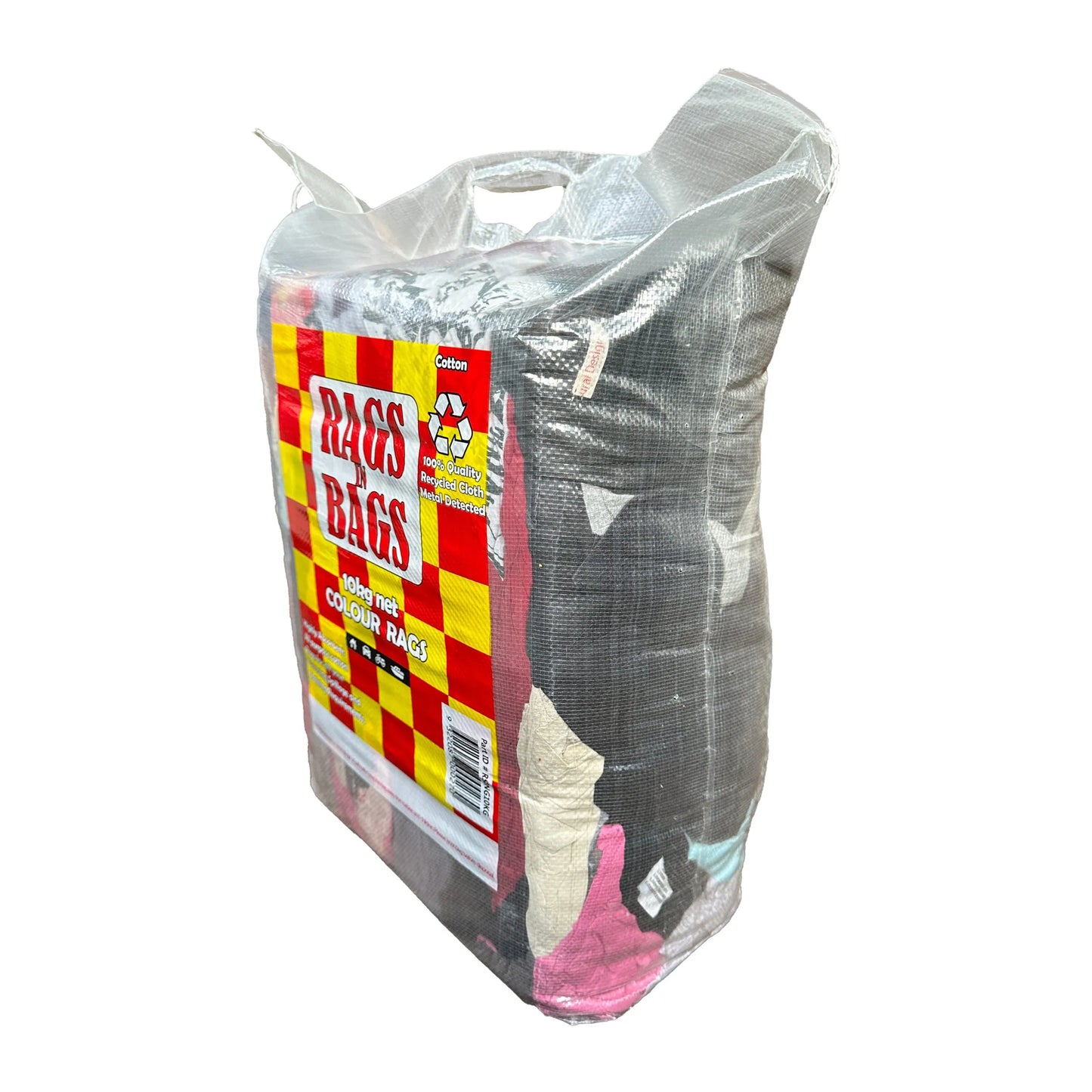 Coloured T-Shirt Rags Bag with Handle