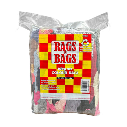 Coloured T-Shirt Rags Bag with Handle