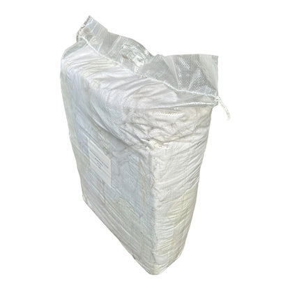White Colour Mixed Towel Rags Bag with Handle 10KG