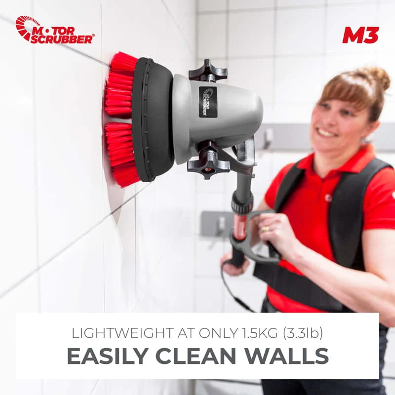 Motorscrubber M3S Starter Kit – Short Handle Floor & Wall Scrubber