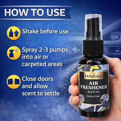 Havana Black Ice Air Freshener Spray Bottle