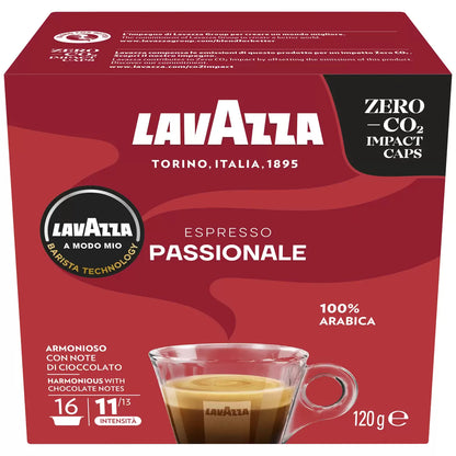 Lavazza A Modo Mio Passionale Coffee Capsules 96 Pack