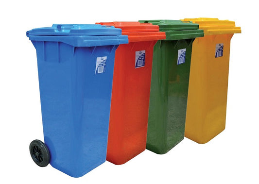 EDCO HEAVY DUTY BIN WITH WHEELS 240L