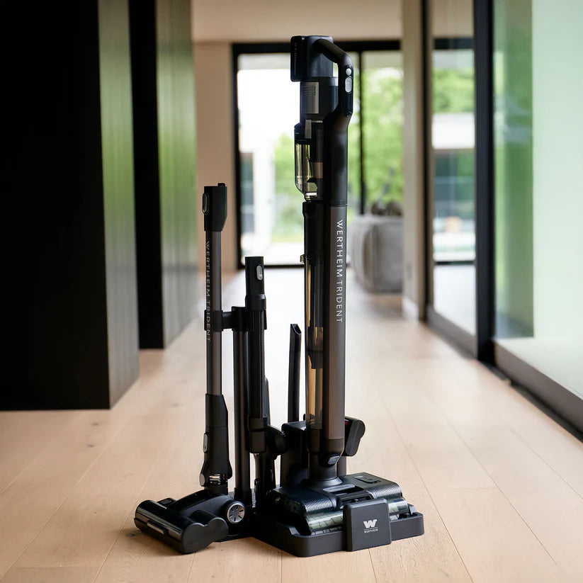Wertheim® Trident 3 in 1 Multi Purpose Floor Cleaner Combo. Floor Washer & Stick Vacuum