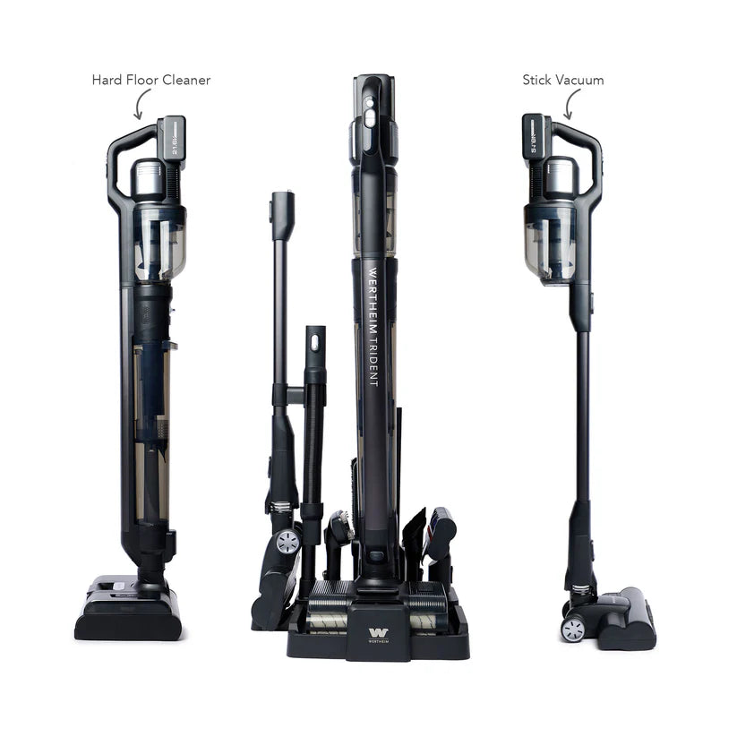 Wertheim® Trident 3 in 1 Multi Purpose Floor Cleaner Combo. Floor Washer & Stick Vacuum