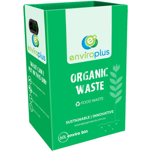 Abco Enviroplus Envirobin Organic Waste Green 60L Each